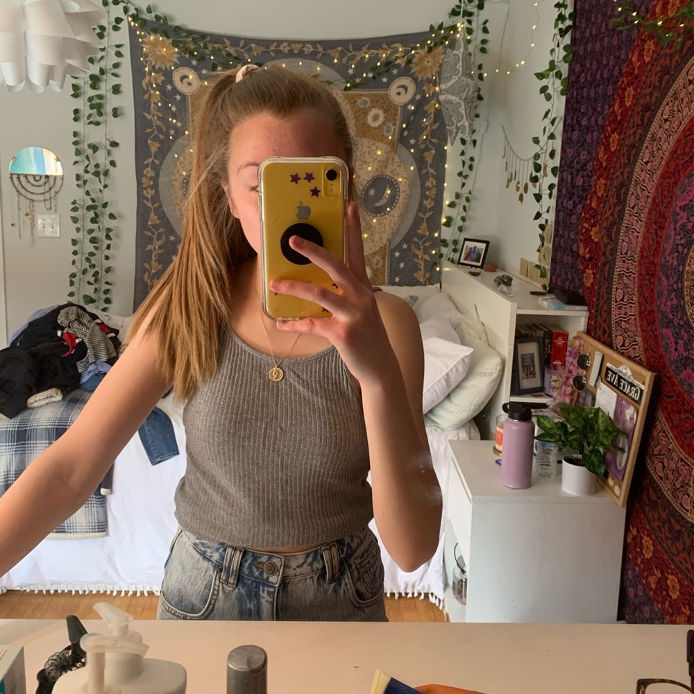 Brandy Melville gray tank
